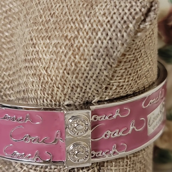 Coach Bangle Pink EUC - Picture 7 of 10